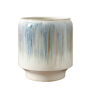 中式简约陶瓷花盆古典家用客厅大口径北美冬青兰花发财树绿植盆栽