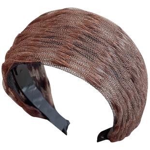 遮白发神器宽发箍女百搭外出防滑宽边带齿头箍压发夹头饰女款发卡