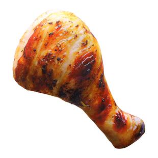 仿真鸡腿抱枕玩偶大猪蹄烤黄鱼鸡翅虾仁毛绒玩具零食儿童礼物女生