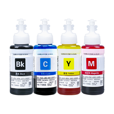 适用爱普生打印机墨水672 L360L380L130L1300L301L550L551L451L555L565L558L351L485连供4色彩色四色补充装