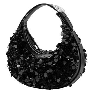 Amazing Song乙颂珠光月牙新款半月包小号手提斜挎单肩腋下包包女