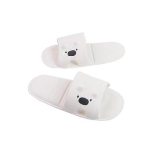 细细条 便携式可折叠出差旅行拖鞋男女夏可爱小熊情侣居家凉拖鞋
