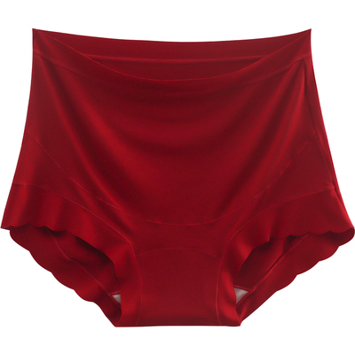 莫代尔大红孕妇内裤纯棉裆无痕