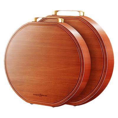 星闪圆切菜板家用砧板花梨木整木