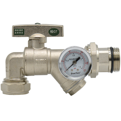 全铜多功能铝塑管分水过滤器球阀