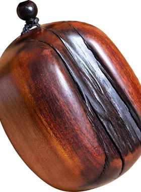 雨沐田雷击枣木吊坠手玩件