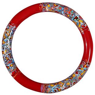 新款朱砂手镯非遗大漆手镯女款圆镯正品高纯度原矿紫金砂国潮饰品