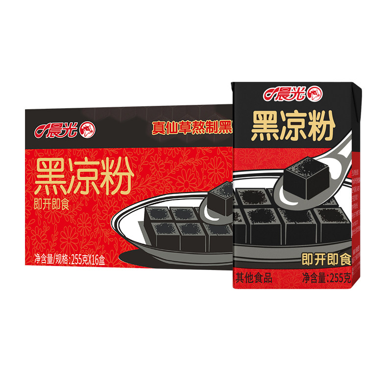 晨光黑凉粉岭南特产整箱即食