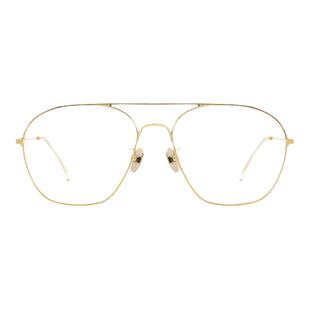 MYTH一体式飞行员双梁眼镜显瘦修脸超轻钛金近视镜架潮镜框MO2208