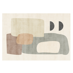 客厅地毯免洗可擦沙发茶几毯家用大面积房间卧室床边毯免打理地垫