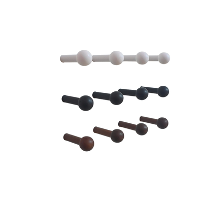 实木洞洞板收纳配件火柴棒黑白胡桃色高级木棒极简调中古风挂钩