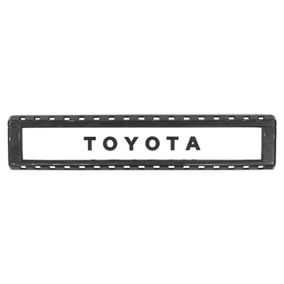 中网框饰条前车标字母装饰贴