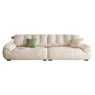 补贴云朵沙发布艺客厅奶油雪尼尔可拆洗太空云沙发功能