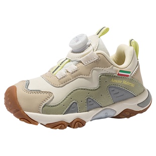 AM童鞋春秋儿童机能鞋足弓防扭男童女童户外运动鞋小童减震跑步鞋