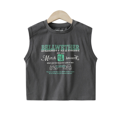 男童休闲背心夏装夏款新款童装儿童宝宝小童无袖T恤夏季潮U14763