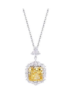 小众轻奢设计款仿真女莫桑钻石