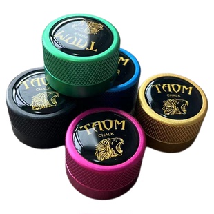 taom巧克夹圆形金属强磁巧克粉夹巧克粉盒磁吸枪粉盒巧粉套