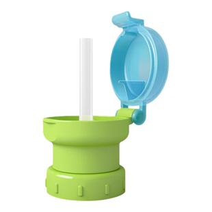 吸管杯盖子配件通用儿童矿泉水饮料瓶防呛转换头带吸管吸嘴盖喝水