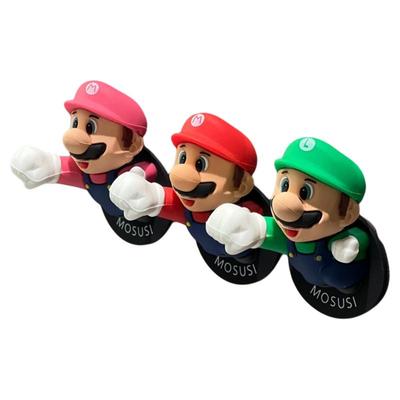 可爱卡通无痕挂钩背胶马里奥挂钩