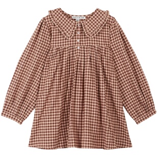 Shinyee▲emile et ida aw24女童刺绣法式印花连衣裙半身裙短裙