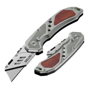 德力西美工刀重型全钢加厚多功能裁纸刀美工刀架刀具工业级壁纸刀