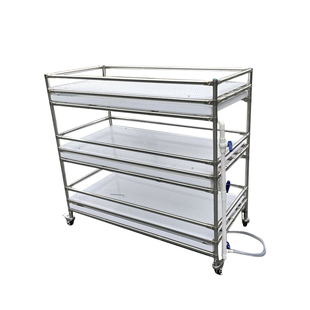 加厚202不锈钢多肉花架整体托水盘 君子兰花架网孔板兰花