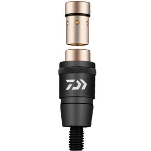 抄网快速接头快拆抄网头连接器抄网杆通用防转接头8mm转换器配件