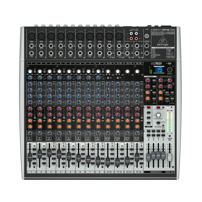 BEHRINGER/百灵达 X2442USB 16路专业演出舞台调音台声卡进口效果