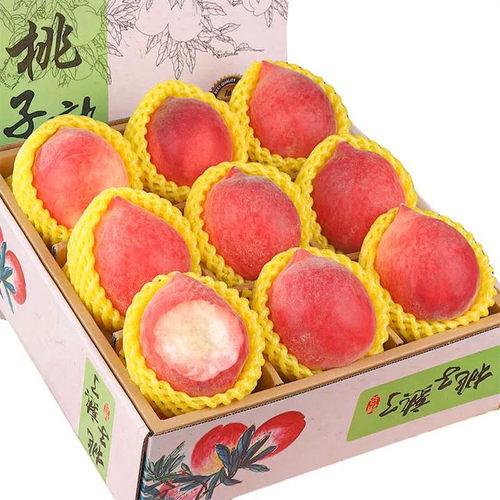 顺丰礼盒 春雪水蜜桃5斤新鲜水果当季整箱特大果现摘脆甜毛桃包邮