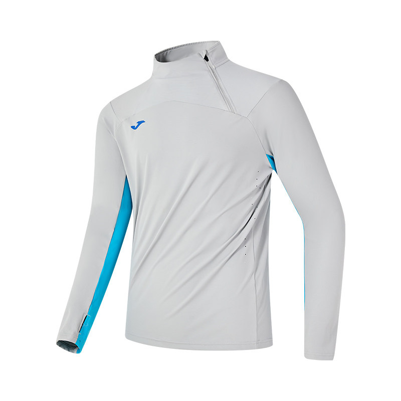 Joma26年秋冬新款半拉链长袖运动服拇指扣足球训练户外跑步健身服