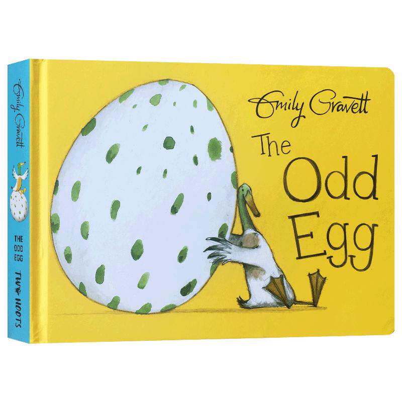 英文原版The Odd Egg奇怪的蛋撕不烂纸板书我的宝贝蛋2-6岁低幼儿童英语启蒙认知早教图画故事书翻翻书睡前晚安获奖名家绘本