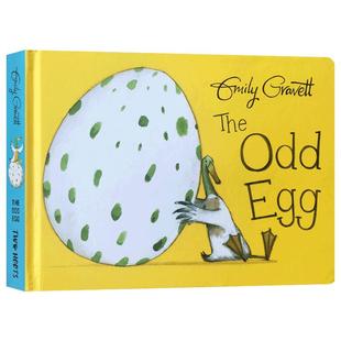 英文原版The Odd Egg奇怪的蛋撕不烂纸板书我的宝贝蛋2-6岁低幼儿童英语启蒙认知早教图画故事书翻翻书睡前晚安获奖名家绘本