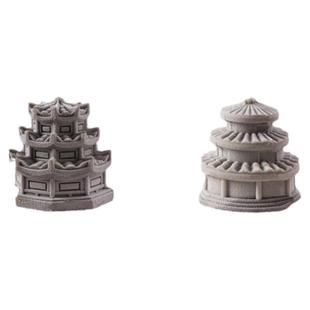 文创建筑慕斯模具硅胶形甜品法式角楼钟楼宝塔天坛国潮中式餐厅磨