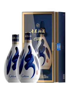 【自营】【双瓶装】汾酒青花30复兴版53度500ml国际版清香型白酒