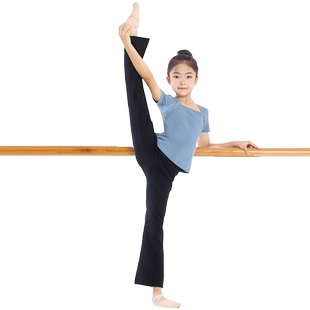 儿童舞蹈服春夏女童瑜伽裤幼儿芭蕾舞裤喇叭裤少儿中国舞练功裤子