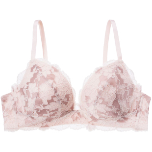 PEACHJOHN蜜桃派软钢圈性感蕾丝女士文胸内衣小胸聚拢提拉好身材