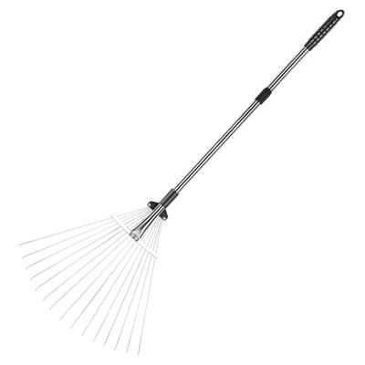 草耙子伸缩铁爪搂草耙扫树叶神器