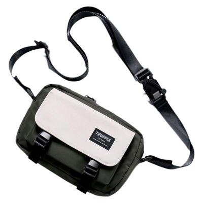 TRUFFLE高级感原创日系单肩斜挎包男士小包胸包背包休闲挎包学生