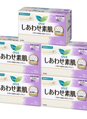 日本花王乐而雅素肌日用卫生巾