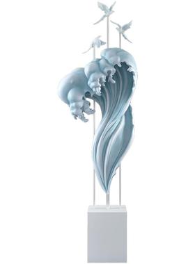 1.7米大尺寸落地摆件原创设计