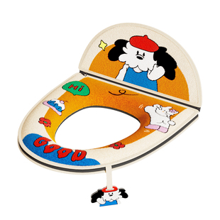 马桶垫四季通用坐便垫套装坐便圈家用盖套通用毛绒罩垫子2025新款