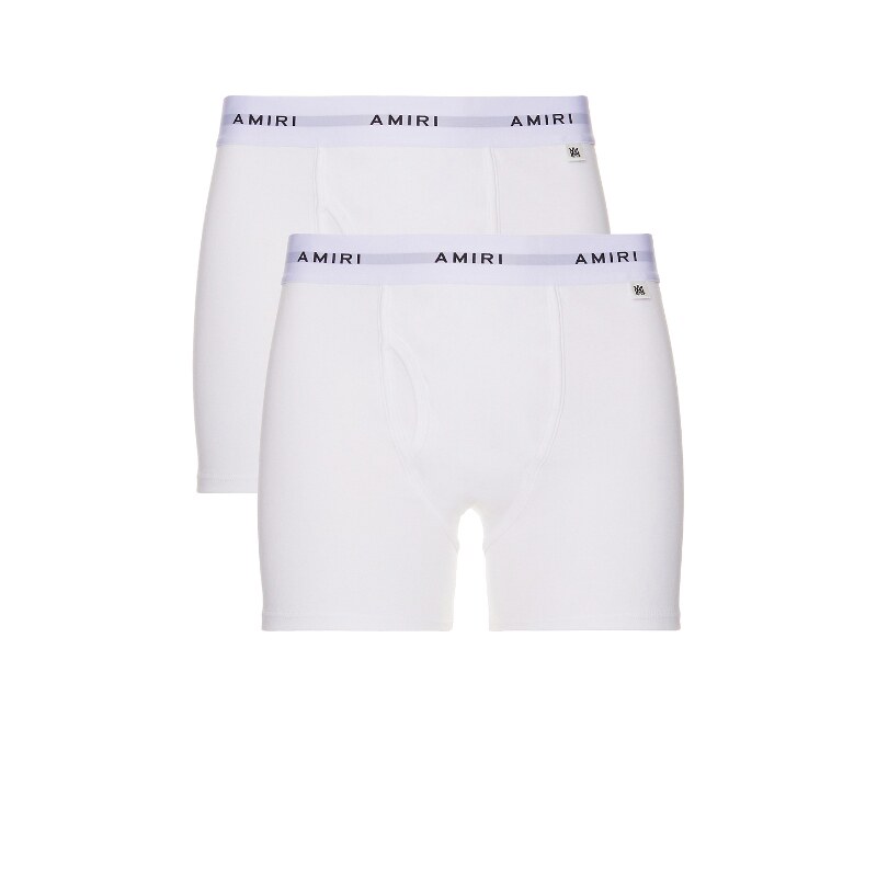 Amiri Brief Boxer 2-pack 白色REVOLVE小众新款