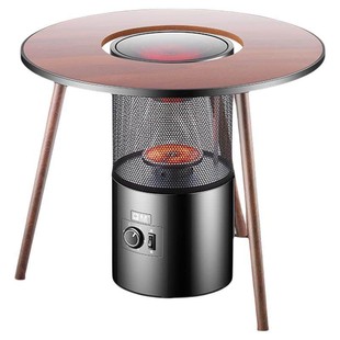 骆驼围炉煮茶烤火炉套装家用室内烤火桌子电陶炉电暖气骆驼取暖器