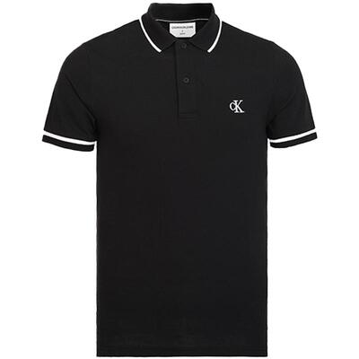 CalvinKlein男士纯棉休闲polo衫