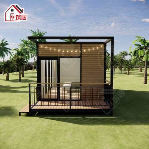 民宿房一层户外星空房阳光房网红集装箱民宿餐饮露营集成房屋成品