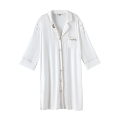 RoseTree男友风睫毛蕾丝法式睡裙