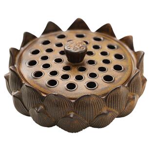 莲花创意蚊香炉大号陶瓷蚊香盘托盘家用盘香沉檀香艾草室内香薰炉