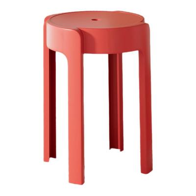 乔迁新居凳子红色塑料风车凳加厚