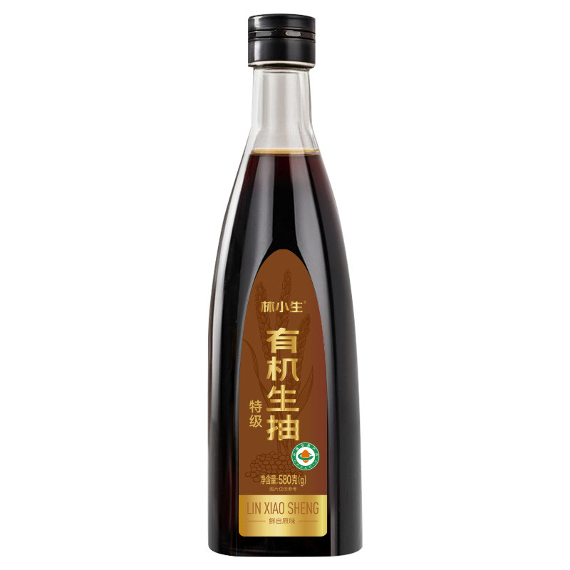 林小生580g有机生抽0添加防腐剂