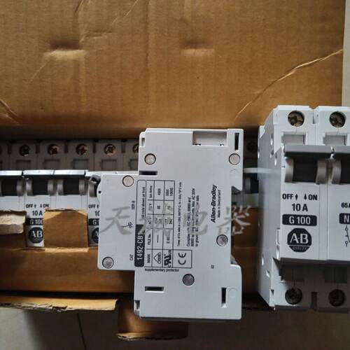议价原装Allen-Bradley 变频开关断路器 1492-CB1 1492-CB2 2P 10